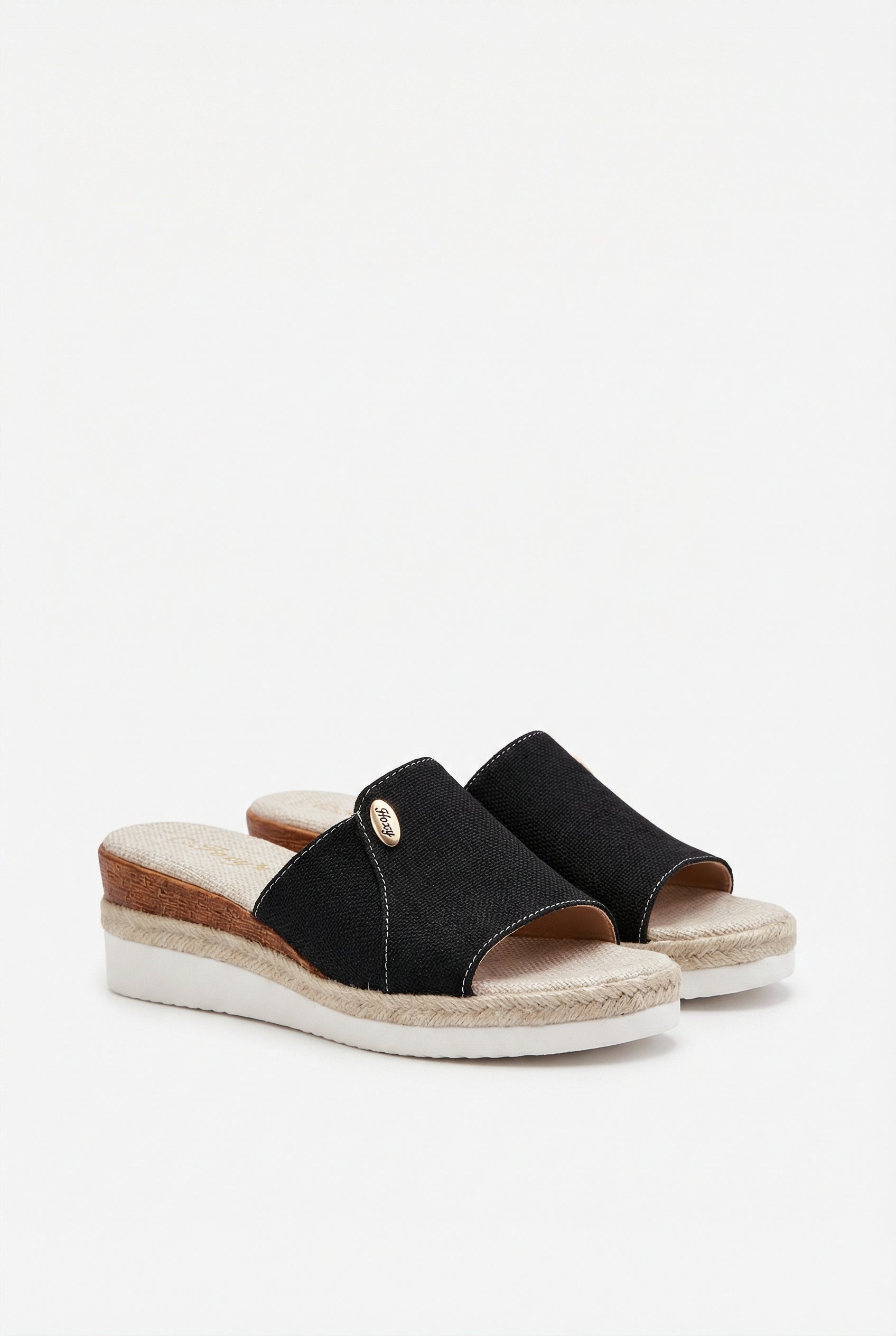 Casual Wedge Slippers with Pockmarked Design | Comfortable Indoor & Outdoor Footwear 0