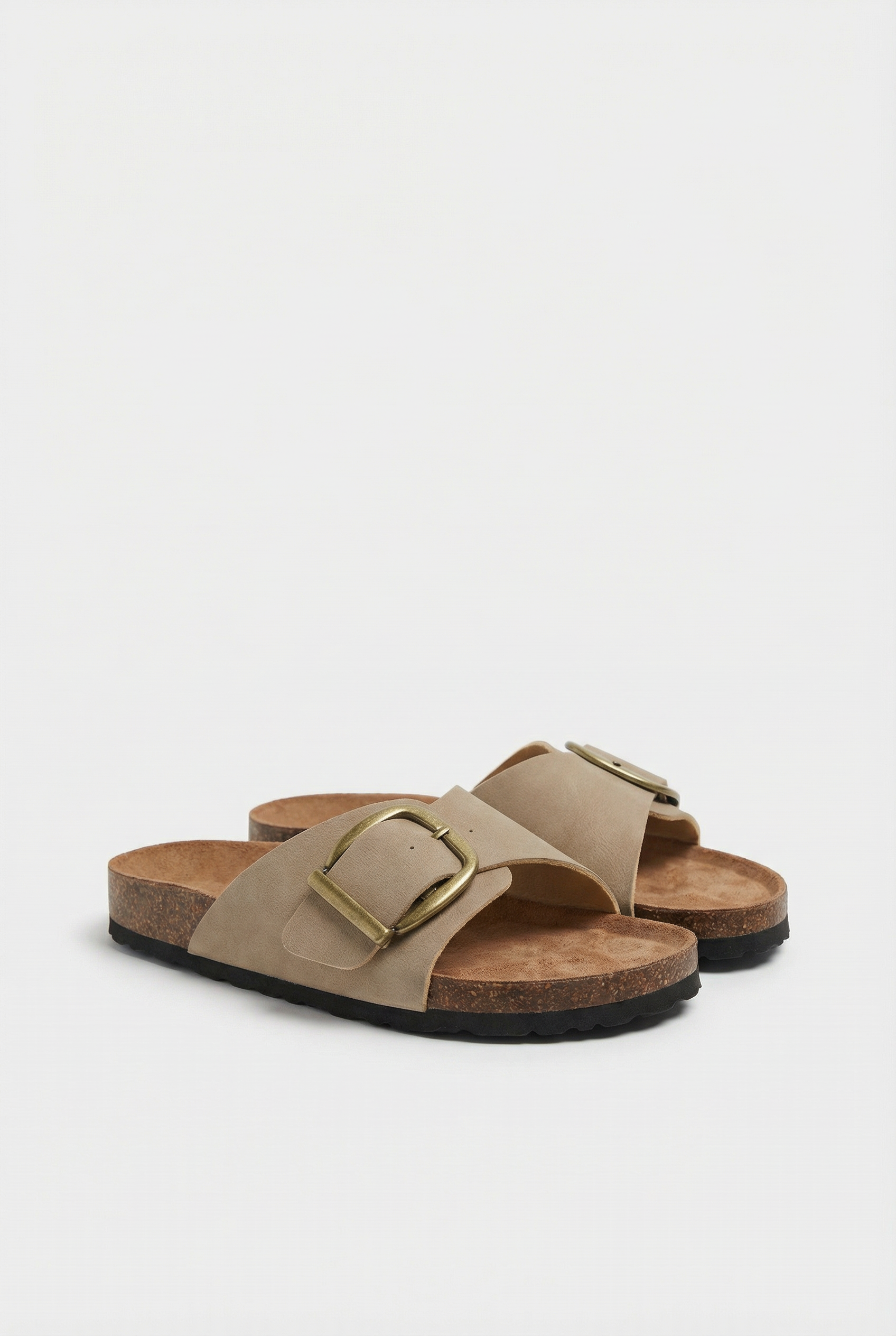 Cork Slippers | Women's Stylish Footwear with Trendy Buckle Strap | Comfortable Summer Design for All-Day Wear 4