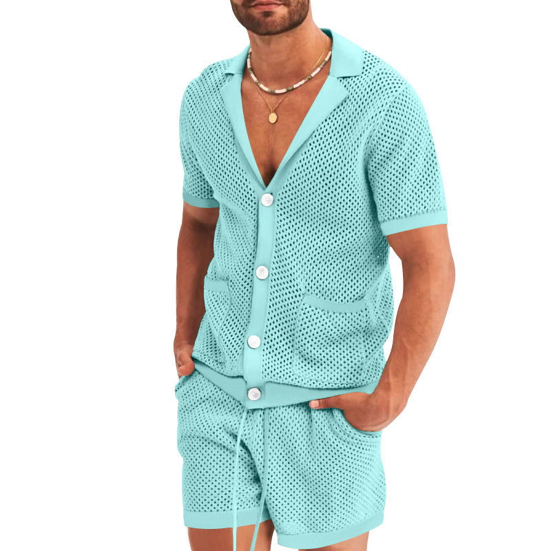 Ethan Collection | Lightweight Summer Shirt and Shorts Set with Breathable Fabric | Stylish Comfort for Beach and Casual Outings 3