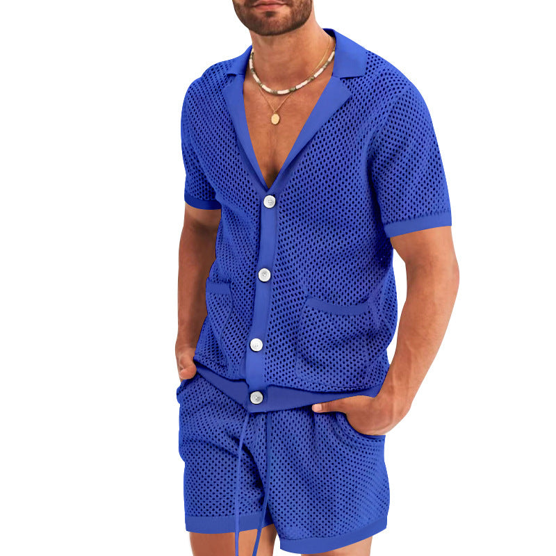 Ethan Collection | Lightweight Summer Shirt and Shorts Set with Breathable Fabric | Stylish Comfort for Beach and Casual Outings 5