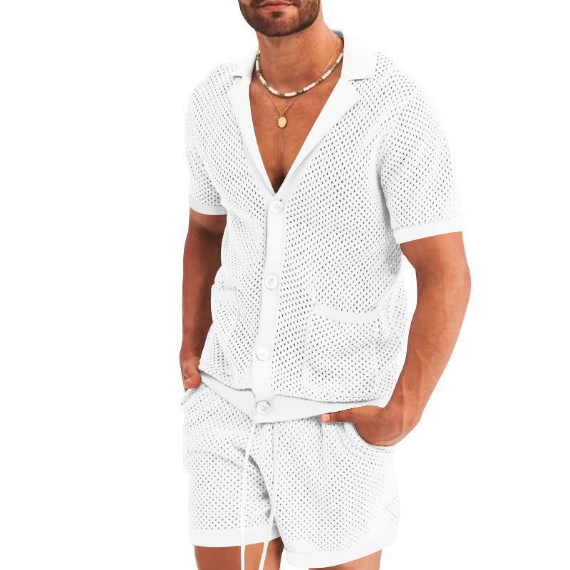 Ethan Collection | Lightweight Summer Shirt and Shorts Set with Breathable Fabric | Stylish Comfort for Beach and Casual Outings 6