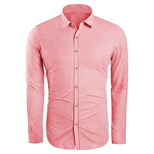 Ethan Collection | Men's Button-Down Casual Shirt with Spread Collar | Stylish Versatility for Any Occasion 3