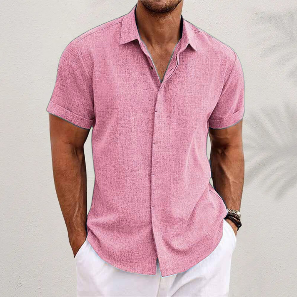 Ethan Collection | Men's Casual Short Sleeve Shirt with Relaxed Fit | Effortless Style for Every Occasion 12