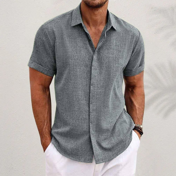 Ethan Collection | Men's Casual Short Sleeve Shirt with Relaxed Fit | Effortless Style for Every Occasion 2