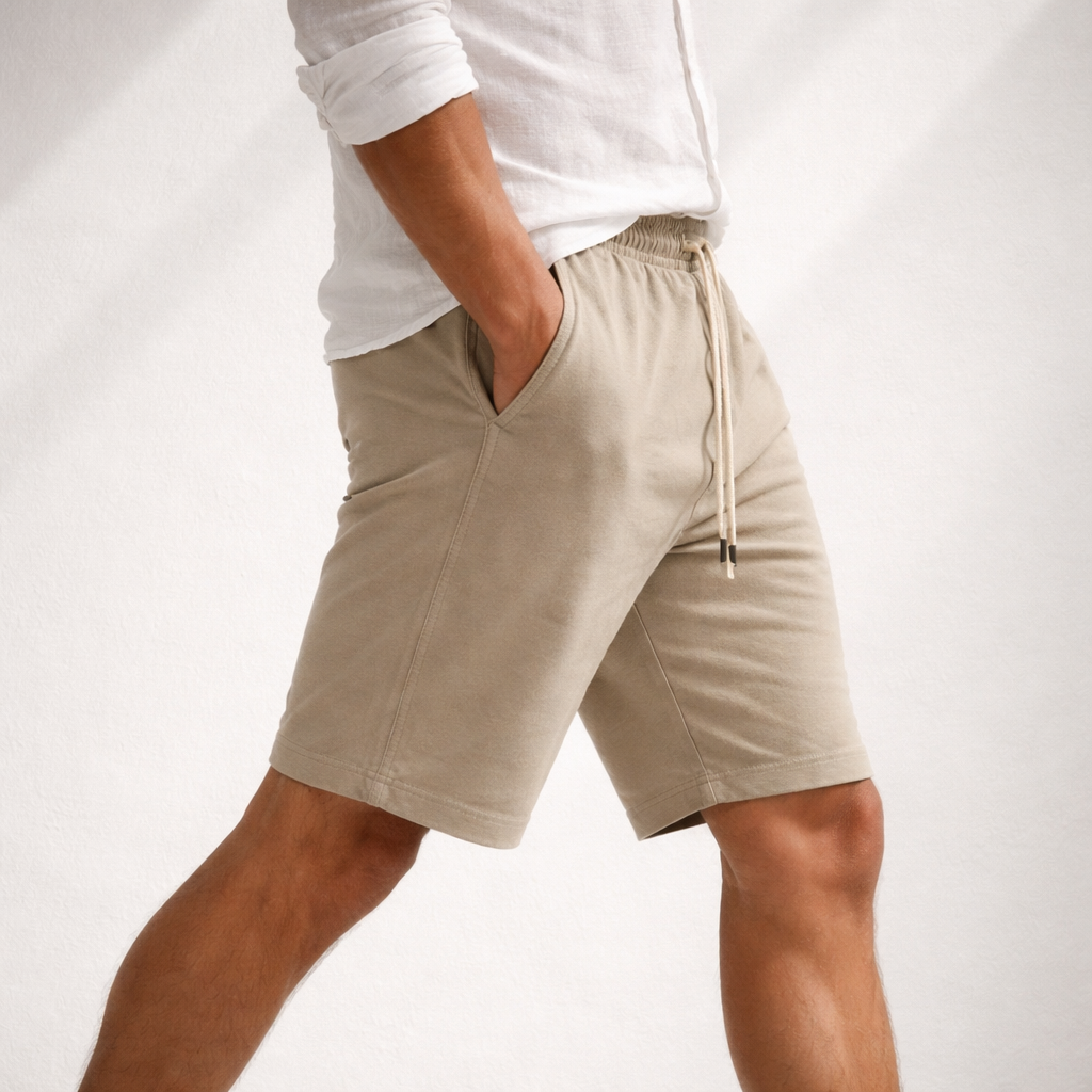 Ethan Collection | Men's Cotton Shorts with Elastic Waist for Comfort and Breathability 6