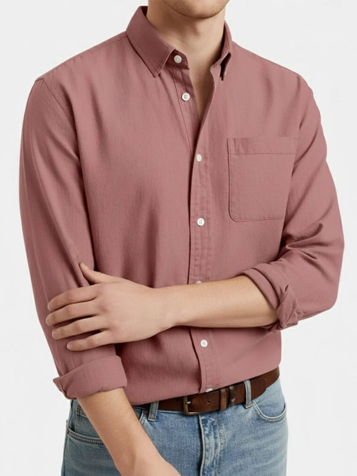 Ethan Collection | Men's Shirt with Acid Washed Cotton | Casual Style for Effortless Looks 6