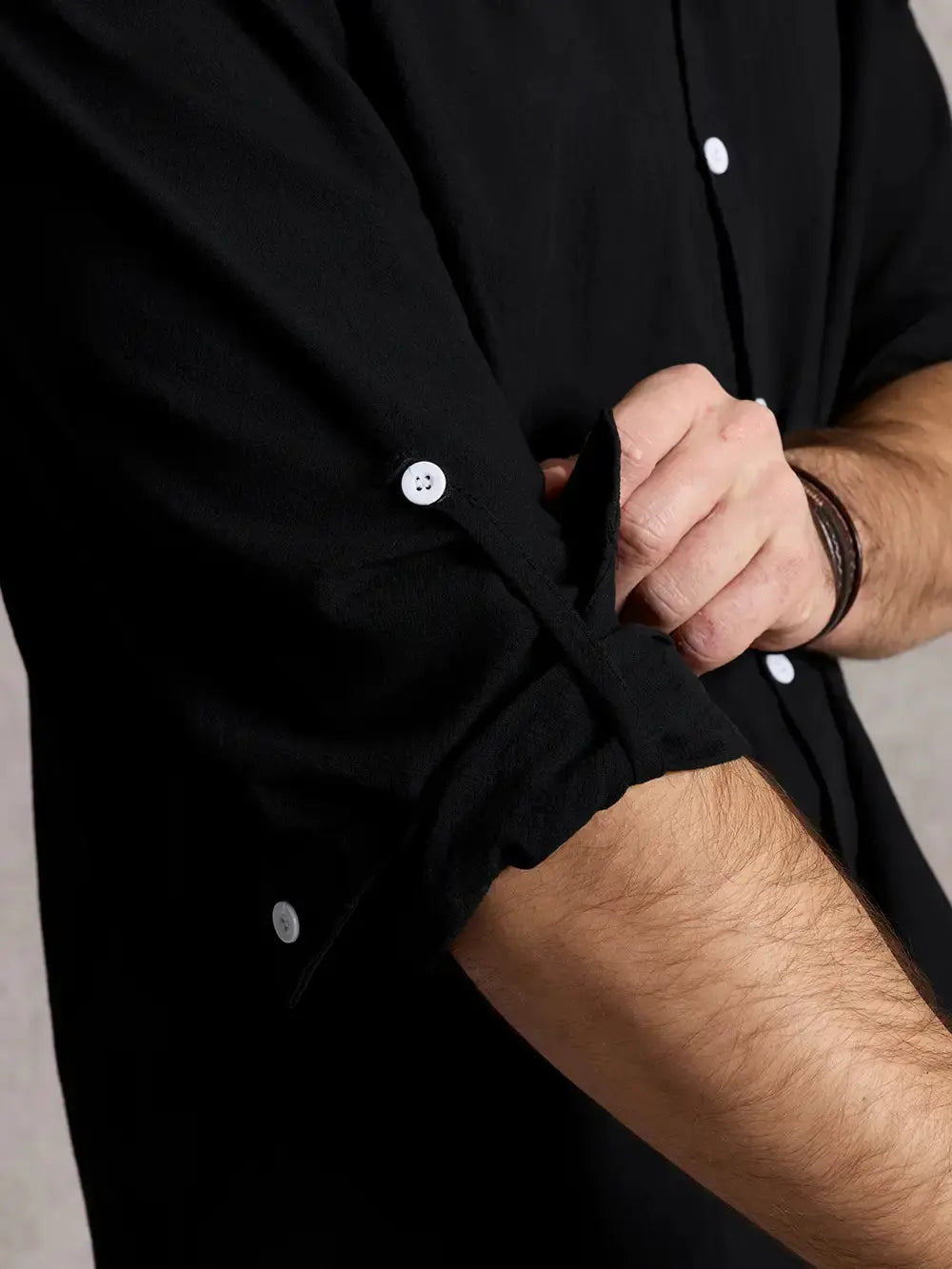 Ethan Collection | Men's Shirt with Lightweight Linen Blend Fabric | Breathable Design for Ultimate Comfort 4