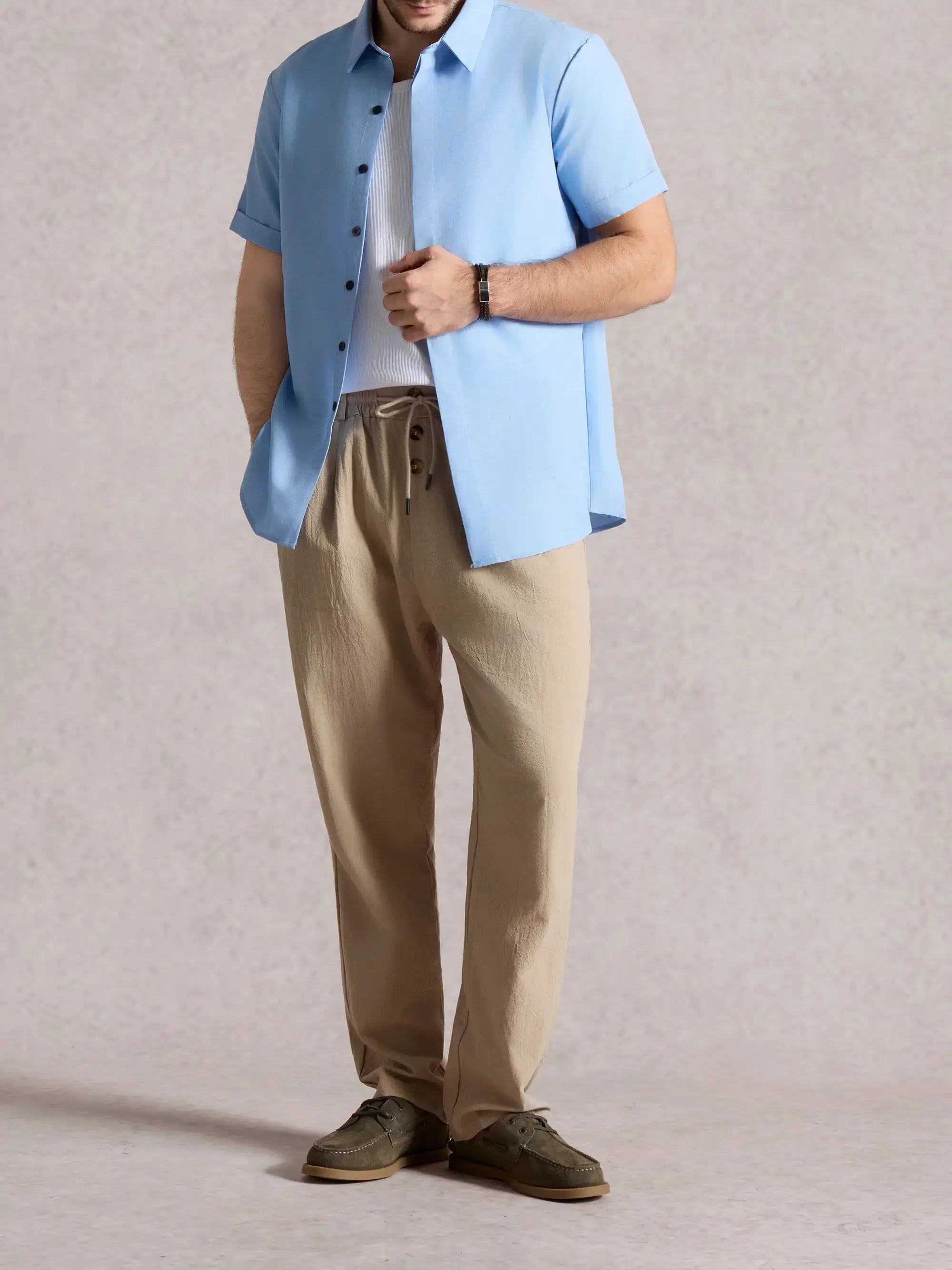 Ethan Collection | Men's Shirt with Linen-Cotton Blend | Comfortable Fit for Versatile Style 2