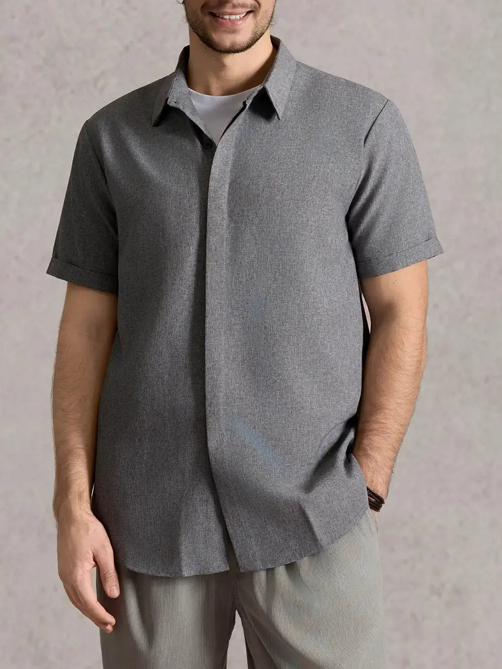 Ethan Collection | Men's Shirt with Linen-Cotton Blend | Comfortable Fit for Versatile Style 4