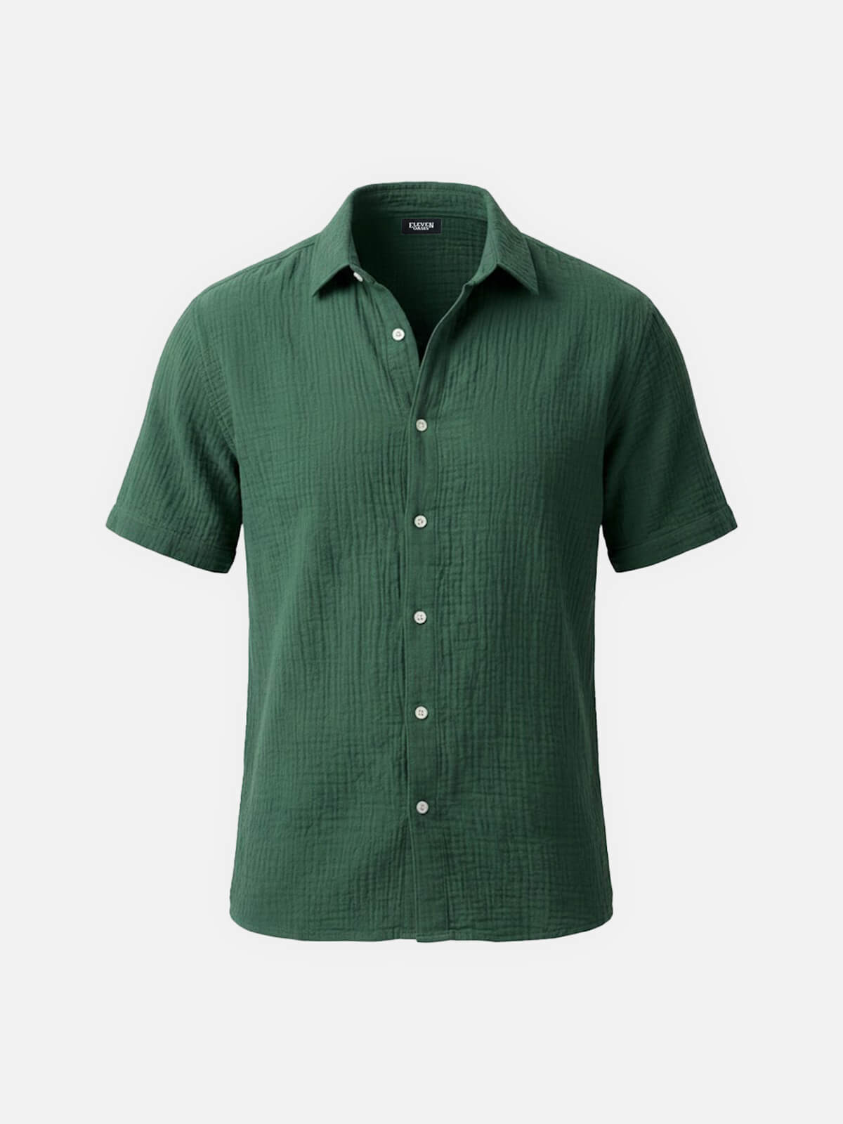 Ethan Collection | Mens Short Sleeve Button Up Shirt with Breathable Cotton | Classic Fit for Effortless Style 0