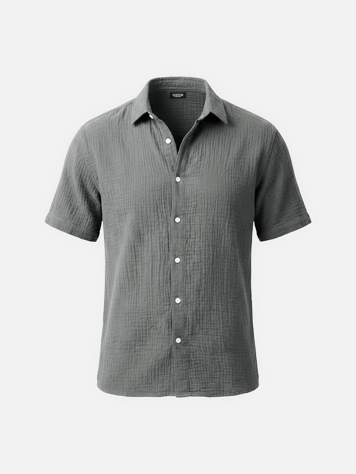 Ethan Collection | Mens Short Sleeve Button Up Shirt with Breathable Cotton | Classic Fit for Effortless Style 11