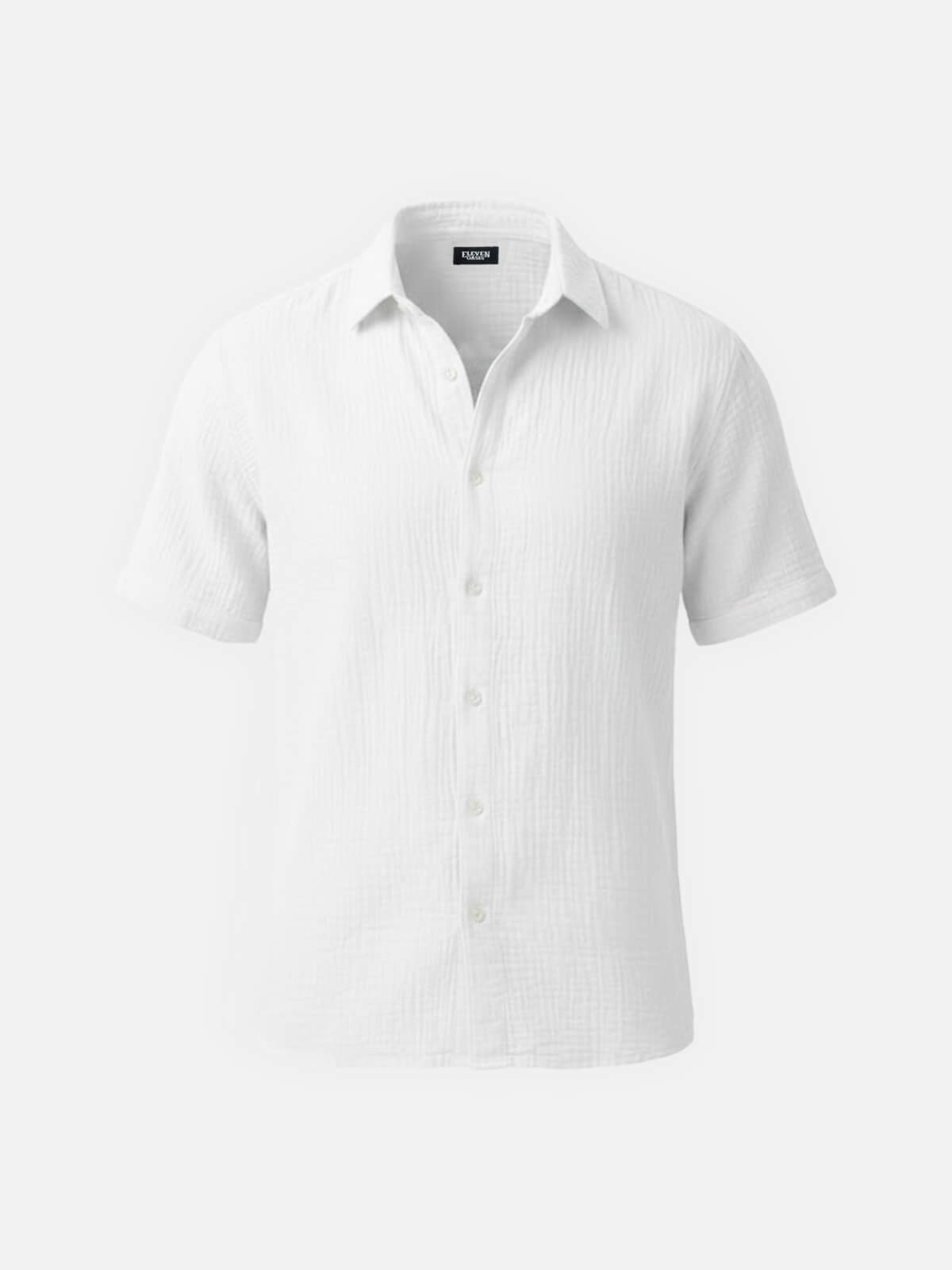 Ethan Collection | Mens Short Sleeve Button Up Shirt with Breathable Cotton | Classic Fit for Effortless Style 8