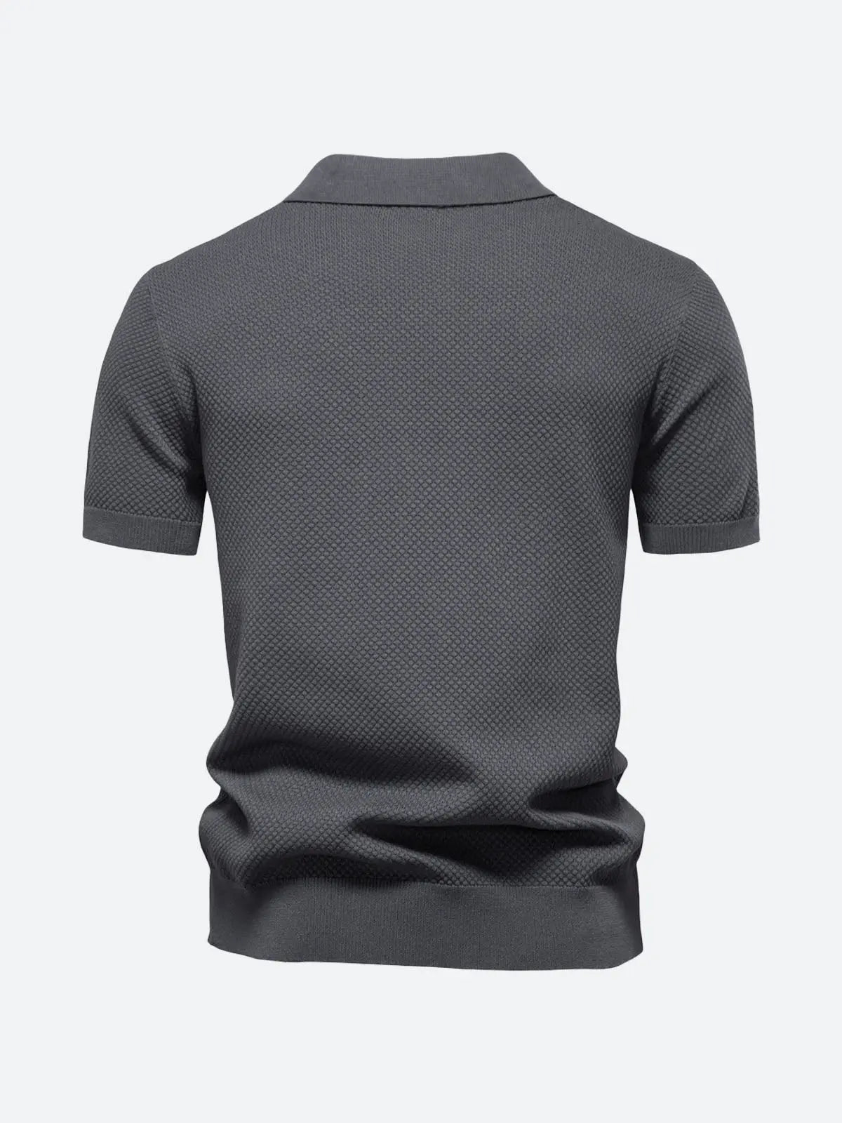 Liam Collection | Golf Polo Shirt for Men with Textured Knit Design | Breathable Comfort for Stylish Performance 5