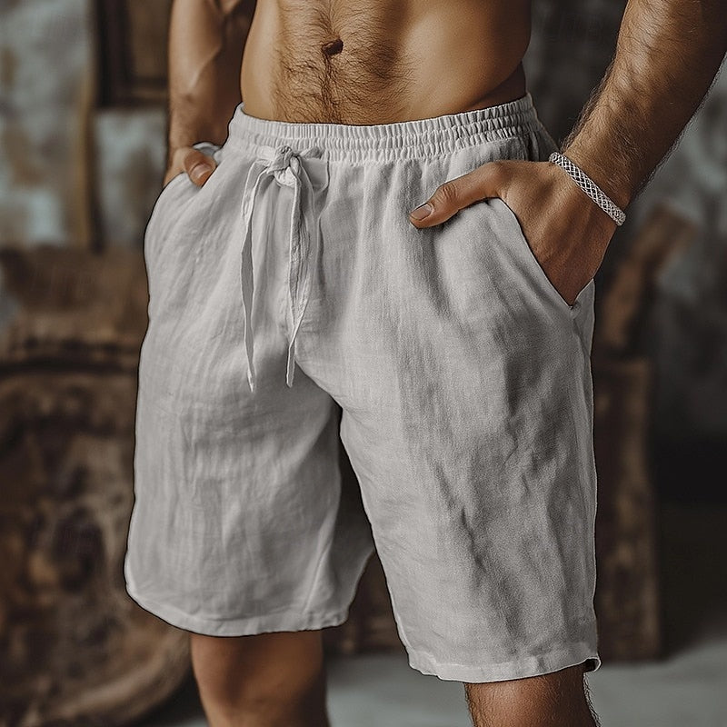 Lightweight Cotton Men's Shorts with Tailored Relaxed Fit | Comfortable Summer Wear 3