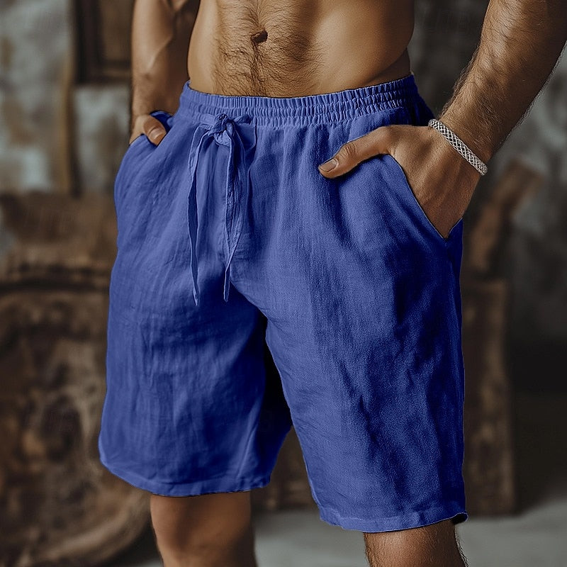 Lightweight Cotton Men's Shorts with Tailored Relaxed Fit | Comfortable Summer Wear 5